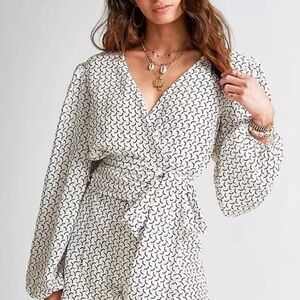 Billabong x Sincerely Jules collab White Wrap top